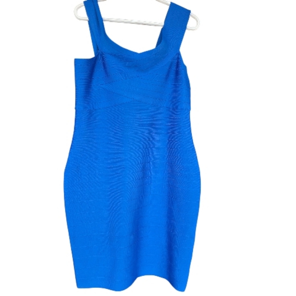 Siena Women's Blue Off-Shoulder Bandage Dress Size 14 - Picture 3 of 4